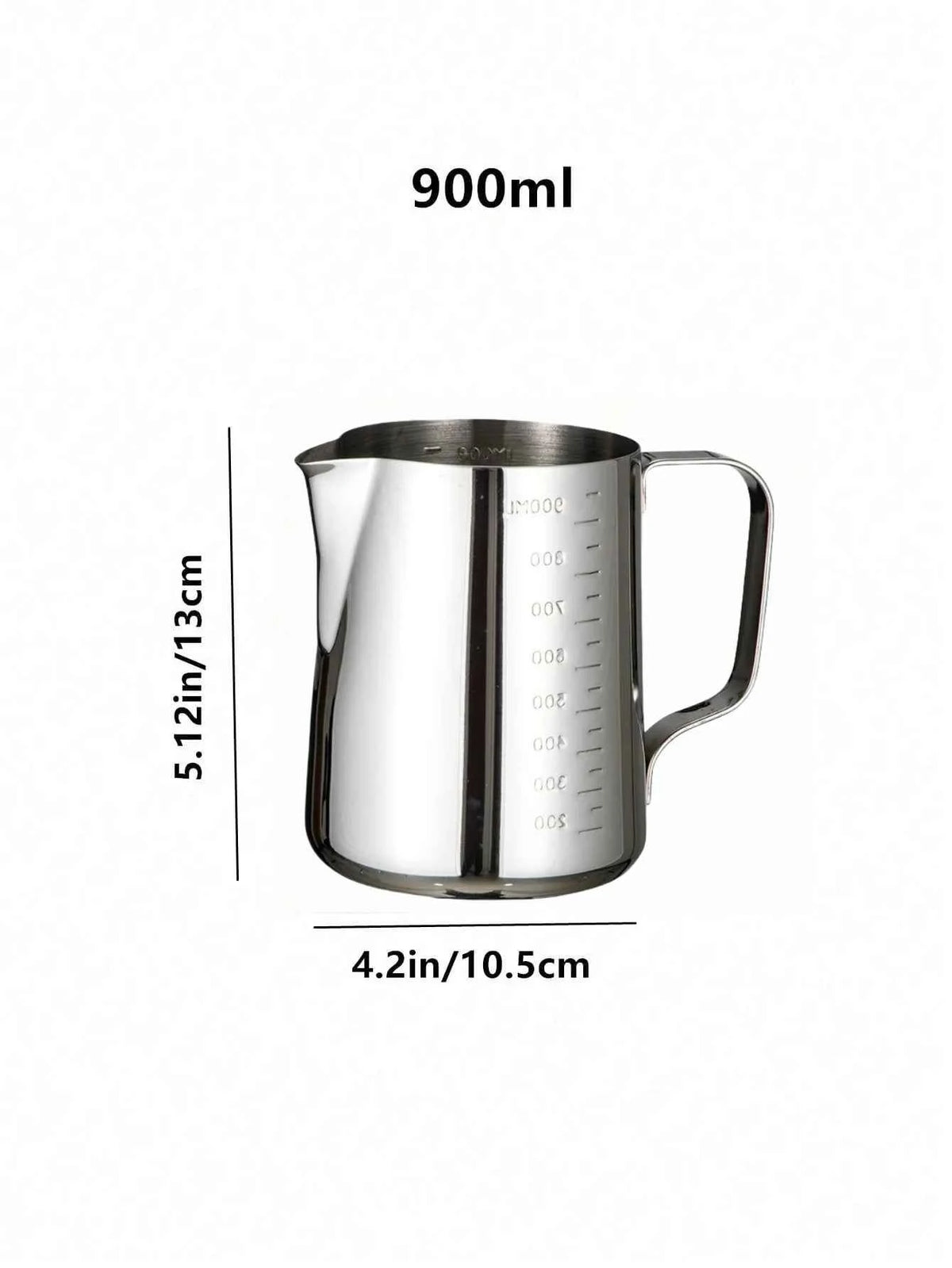 Stainless Steel Milk Frothing Pitcher