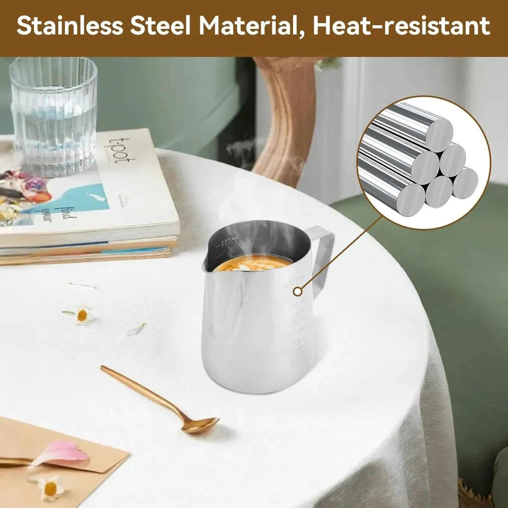 Stainless Steel Milk Frothing Pitcher