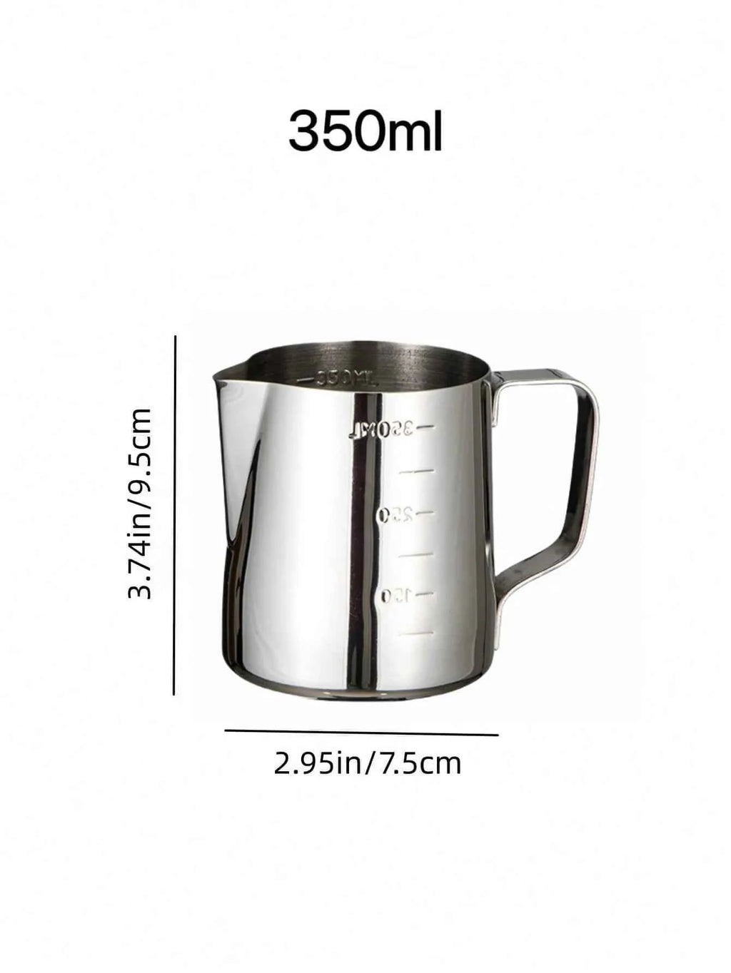 Stainless Steel Milk Frothing Pitcher