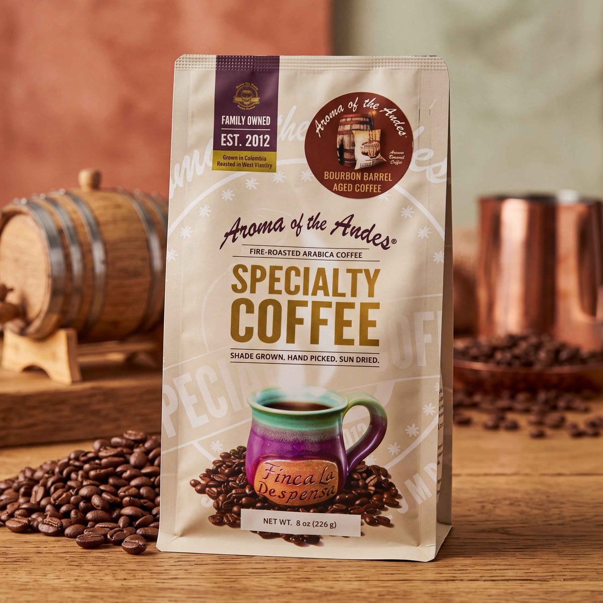 Aroma of the Andes - Bourbon Barrel Coffee